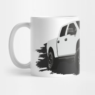 White Raptor pickup Mug